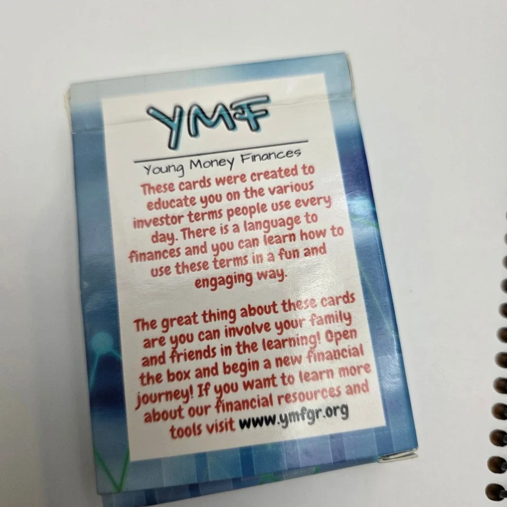 Young Money‎ Finances YMF Investor Journal and Focus on Your Finances Cards